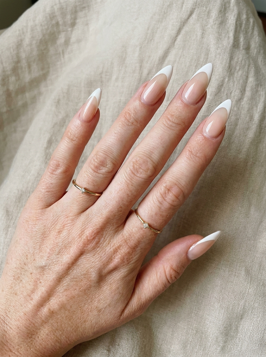 Classic French Stiletto Nails als Stiletto Nägel Inspiration 2026